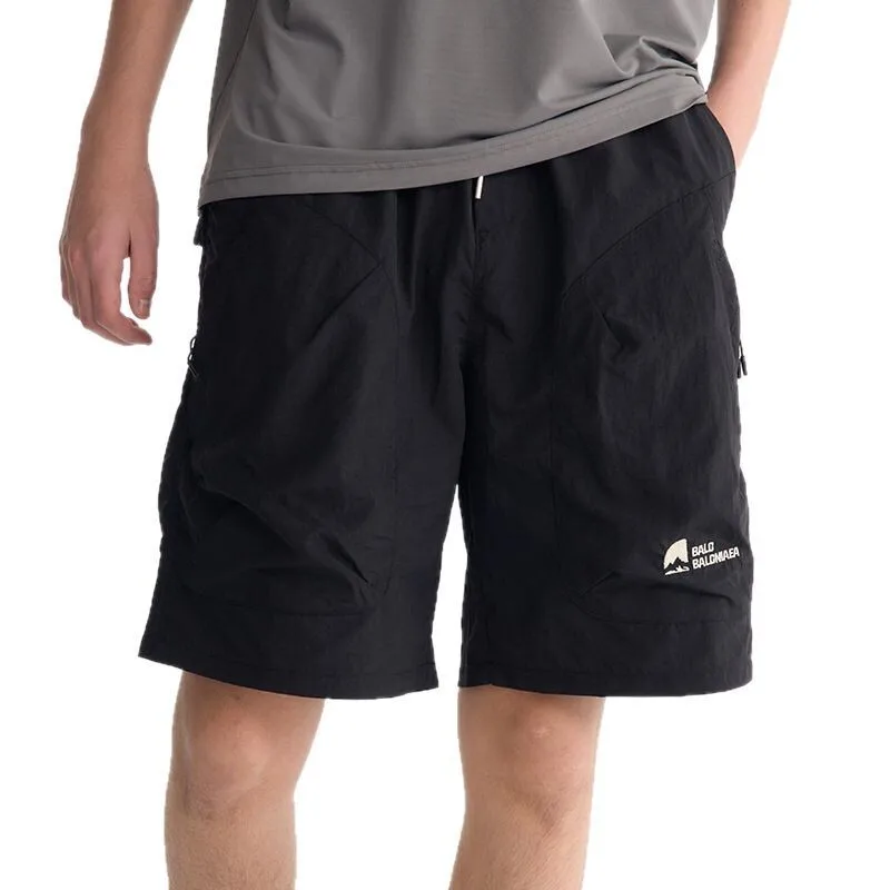 Весна-лето, новая рабочая одежда в американском стиле, дышащие быстросохнущие спортивные шорты на шнуровке, свободные шорты унисекс с пятью точками и принтом Z9TK