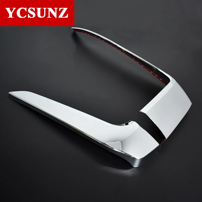 Chrome Side Front Bumper Lower Upper Trim For Mitsubishi L200