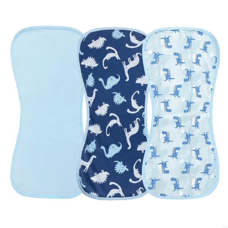 1 Set Soft Cotton Muslin Baby Burp Cloths Absorbent Breathable Newborns Feeding Bibs Shoulder Pad Unisex Baby Washcloths