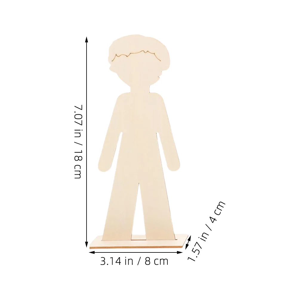 Ensemble d'artisanat de peinture en bois pour garçons, 7 pièces, ornements créatifs préscolaires, bricolage, tranches de bois créatives, matériau naturel sûr