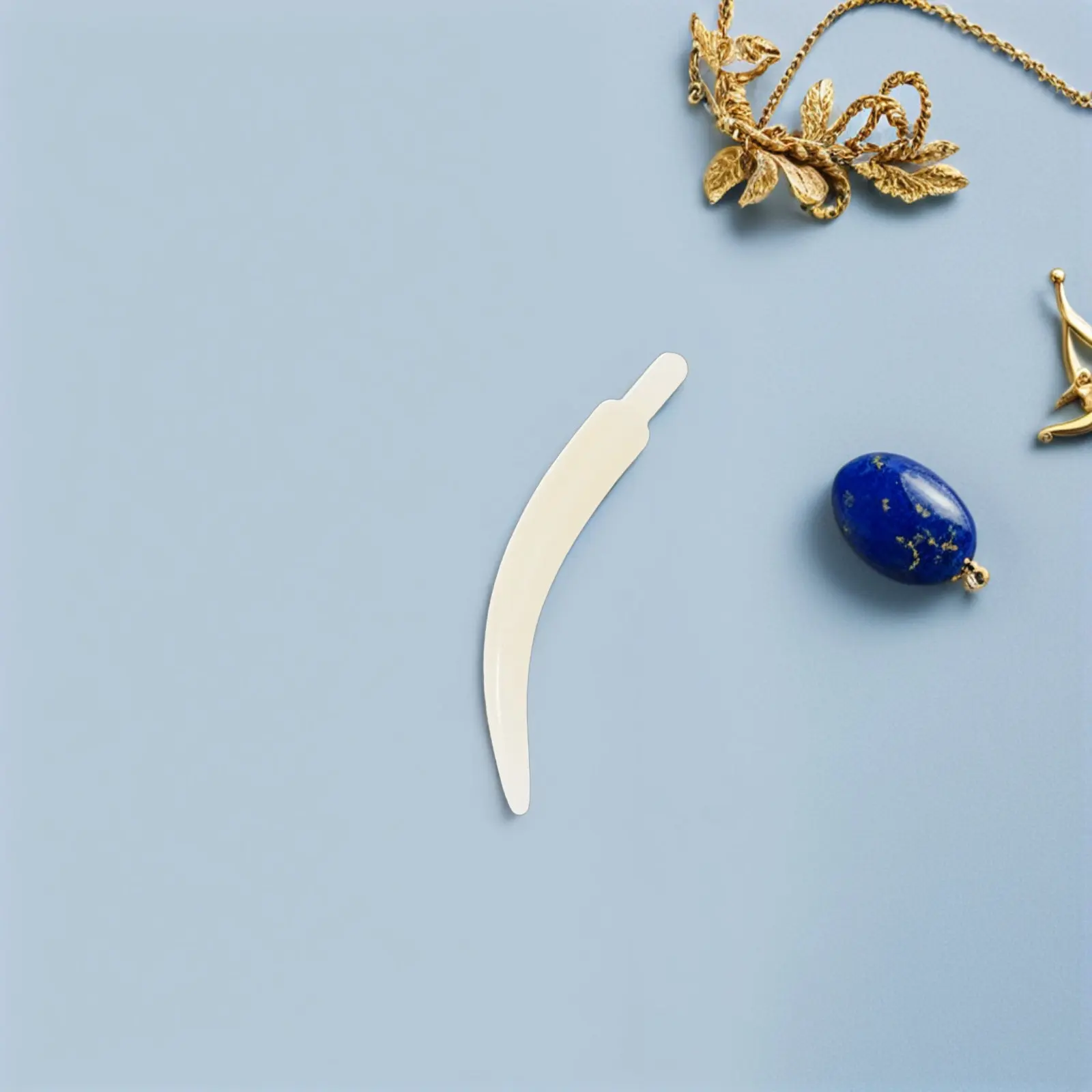 100Pcs Faux Ivory Elephant Tooth Charms Tibetan Style White Plastic Horn Pendants for Jewelry Making Bracelets Necklace DIY - view 3