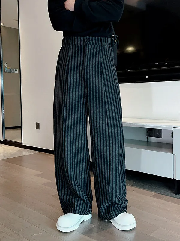 

Мужские повседневные утепленные брюки свободного кроя с широкими штанинами, осенне-зимние, прямого силуэта, удобные, эластичные, для отдыха