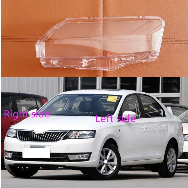 

For Skoda Rapid 2013 2014 2015 2016 2017 car headlight shell headlight cover headlamp lens headlight glass Auto shell cover