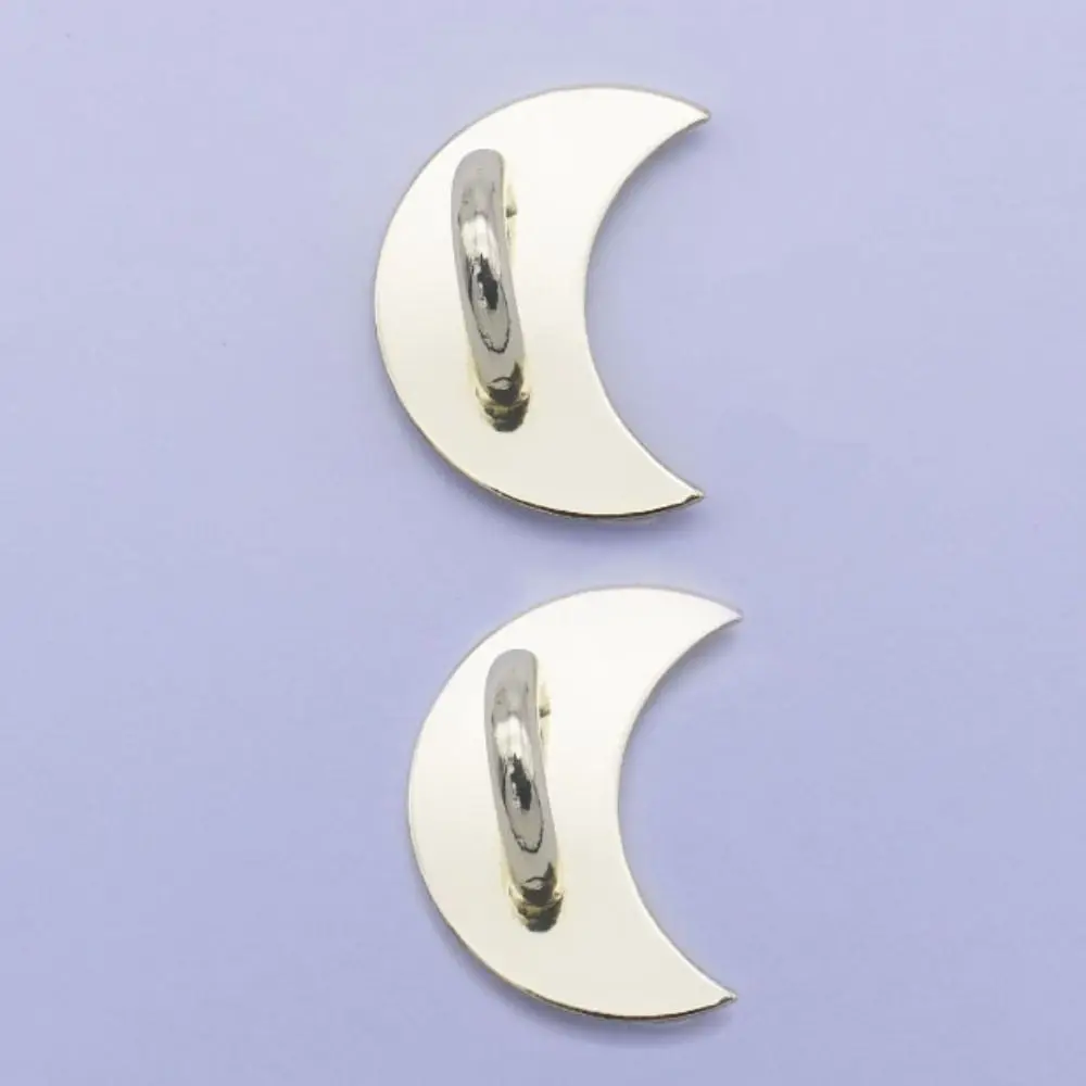 Starry Sky Stars Moon Phone Charm Self Adhesive Silver Gold Phone Case Finger Ring Metal Holder Stand Phone Hook Buckle view 4