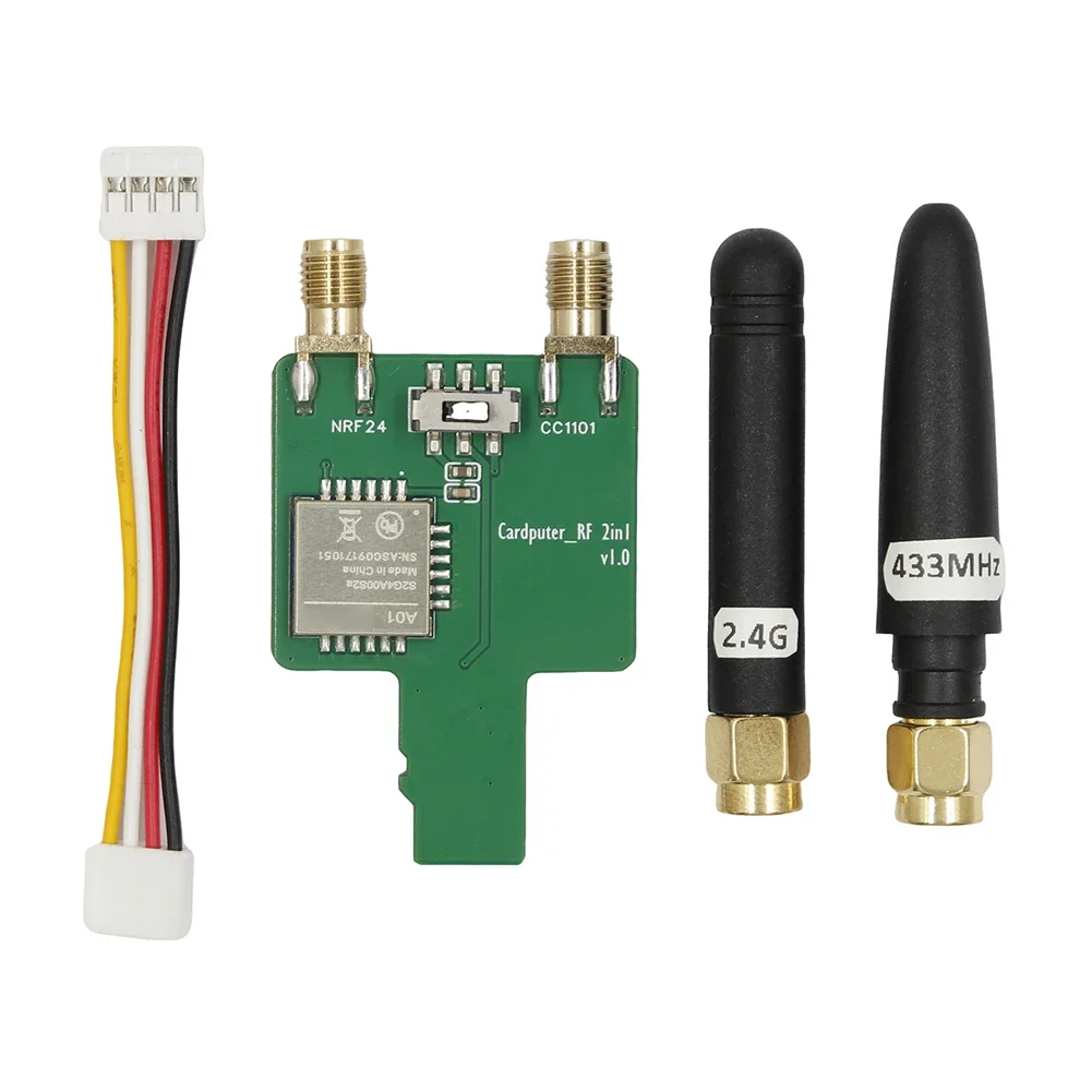 

Для M5Stack Cardputer RF CC1101 Модуль 2 в 1 433 МГц с поддержкой прошивки Брюса для стабильной беспроводной связи