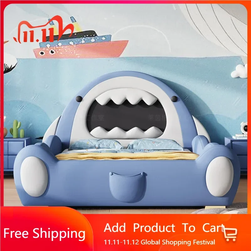 

Enclosed Girl Kids Bed Bases Frames Aesthetic Bedroom Modern Children Bed Luxury Princess Ergonomic Muebles Unique Furniture