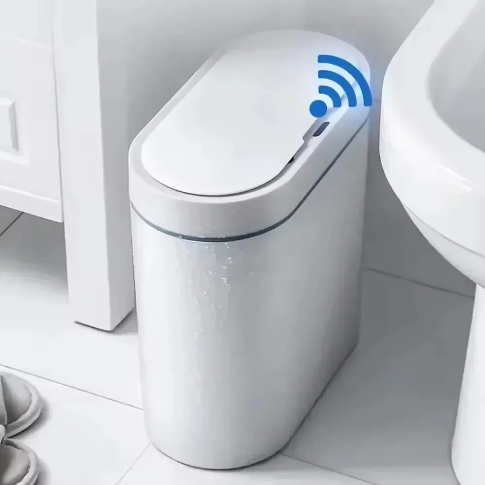 

Сенсорные мусорные баки, гидроизоляция, изоляция запаха, большая вместимость для дома с крышкой, садовый мусорный бак, бумажные корзины для мусора