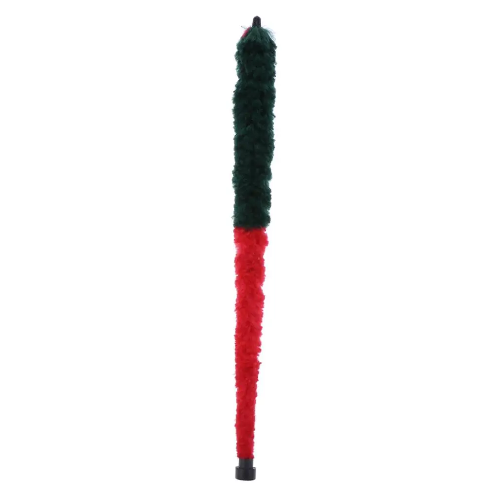 Soprano Saxophone Cleaning Brush Straight Sax Pad Saver, Red Green