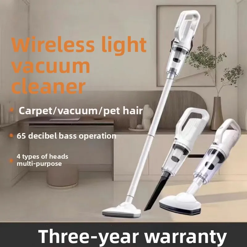 

2025 new vacuum cleaner household carpet super suction small handheld car vacuum cleaner hair cleaner portable
