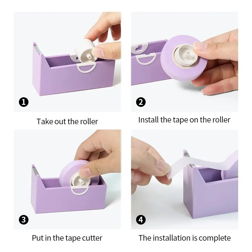 1pc Eyelashes Extension Tape Cutter Dispenser Adhesive Tape Holder