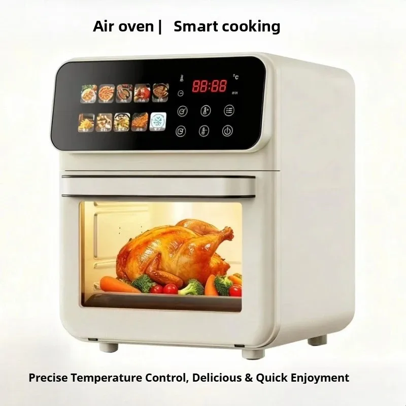 

10L Large Capacity New Household Multi-Function Air Fryer with Touch Screen And Window Electric Fryer for Healthy Cooking
