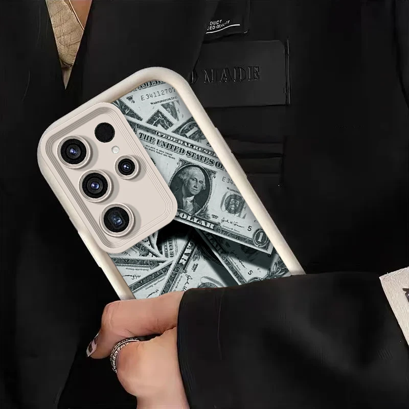 Dollar Banknote Soft Case for Samsung Galaxy A31 A30 A24 A23 A22 A21S A20S A20 A14 A13 A12 4G A11 EU A10S A05 A05S A04 A03 Cover