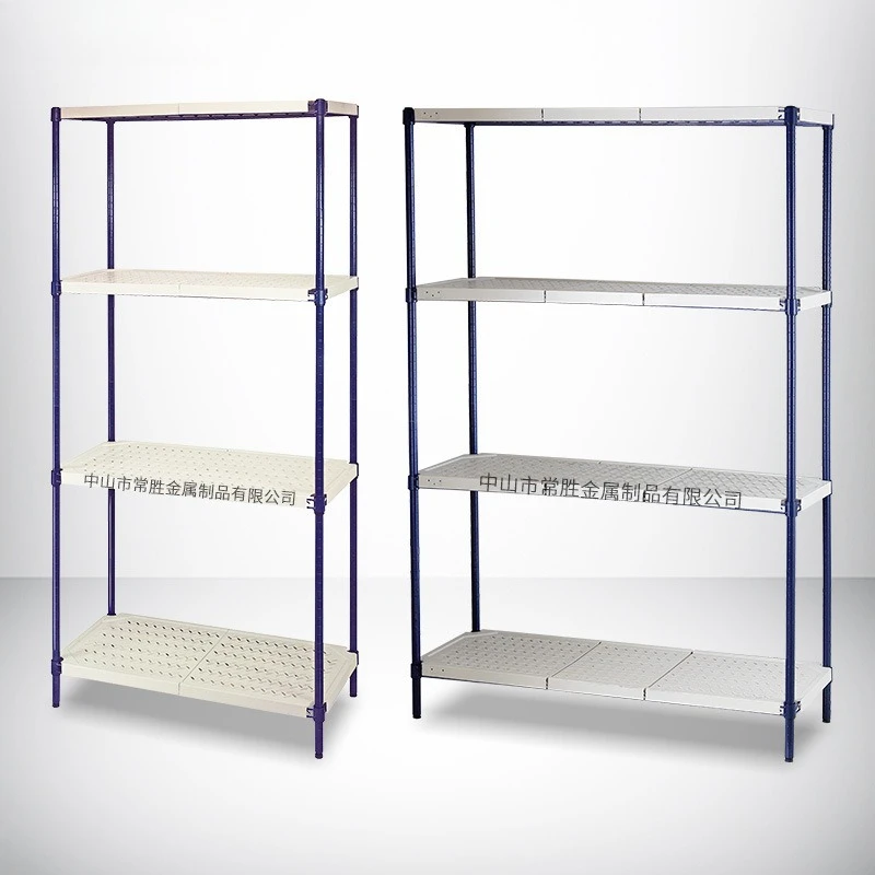 Commercial PP Plate Layer Shelves North American Commercial Kitchen Shelves Removable Composite Storage Shelves