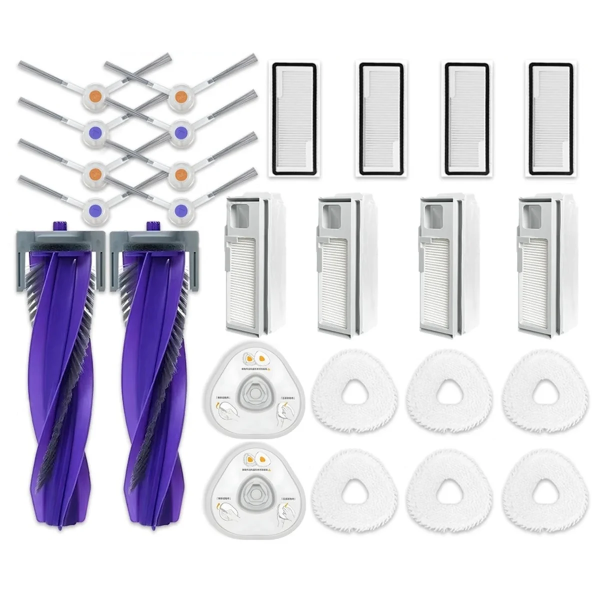 

vacuum cleaner partsFor Freo X Ultra, J4 / J4 Lite Robot Vacuum Replacement Parts Main Side Brush Mop Cloth Hepa Filter