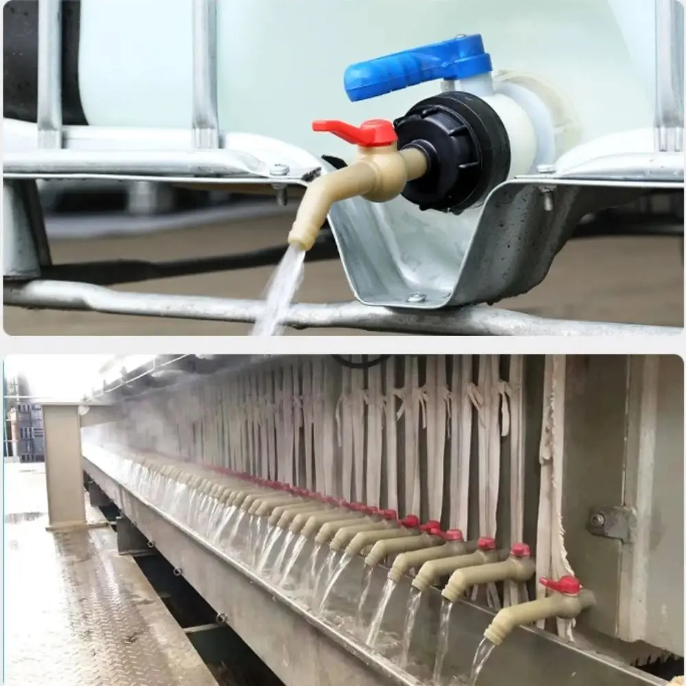 

S60x6 Грубая резьба IBC Адаптер резервуара для воды Прочный 1/2 ''3/4'' 1 "Шланговый переключатель Смесители Шланговый кран Разъем Быстрое подключение
