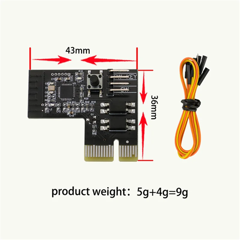 New Computer Remote Switch Wifi Smart PC Start Starting Up Card Startup Card Work with Sinilink Smart Home for Arduino, A