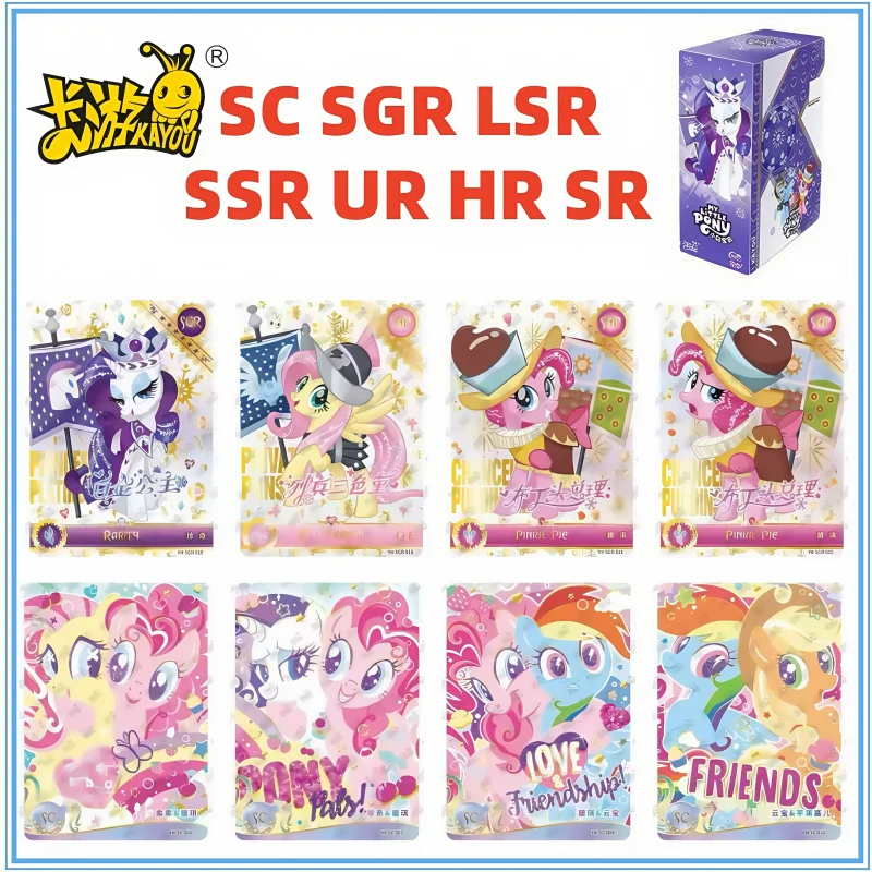 

KAYOU My Little Pony Card Huiyue Pack Vol.04 SGR LSR Card Cute Funny Party Friendship Eternal Princess Anime Rare Gifts Cards