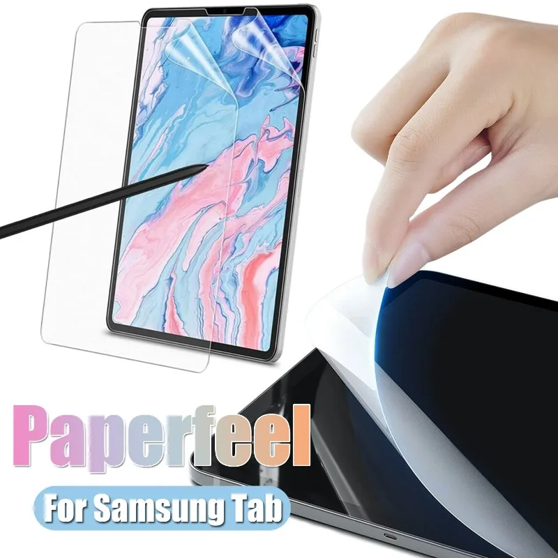 Paper Feel Screen Protector for Samsung Galaxy Tab S8 S7 S6 Tab A8 A7 Lite  Anti Glare Tablet PET Film Paper Film for Samsung