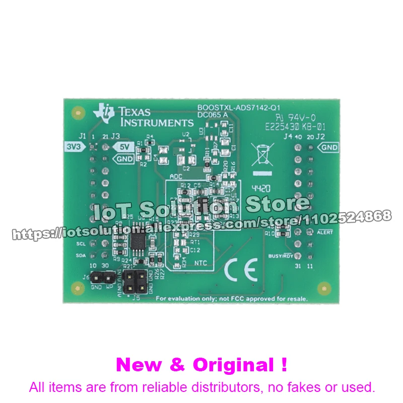BOOSTXL-ADS7142-Q1 ADS7142-Q1 2-channel 12-bit 140-kSPS I2C-compatible ADC BoosterPack plug-in module