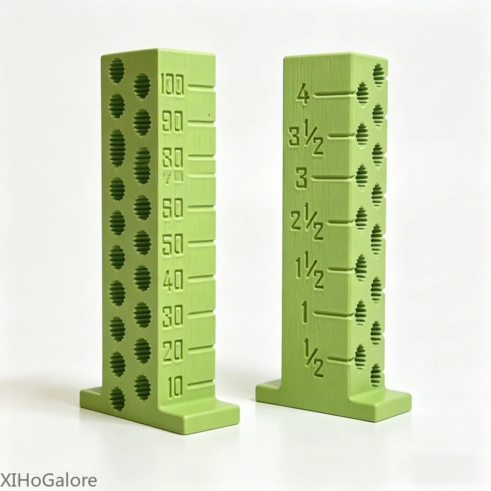 Precision 3D Printed Imperial And Metric Woodworking Height Marking Ruler Durable Professional Tool For DIY Workshop