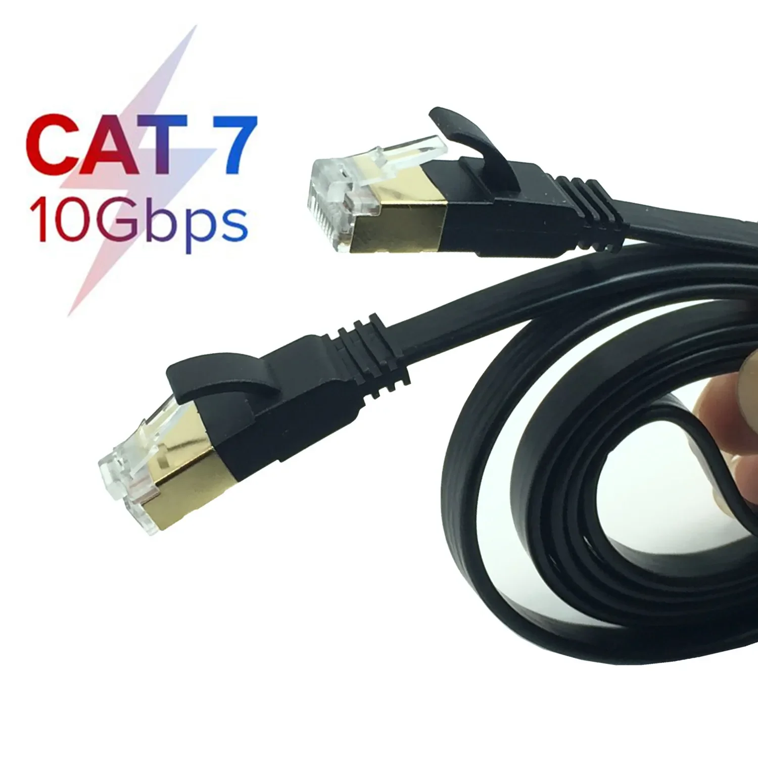 Kabel Ethernet Sieć 8p8c-Patch CAT7 STP Router Lan-Cord Laptop 10 gb/s do komputera PC GCX 0,5 m 1 m 2 m 3 m 5 m