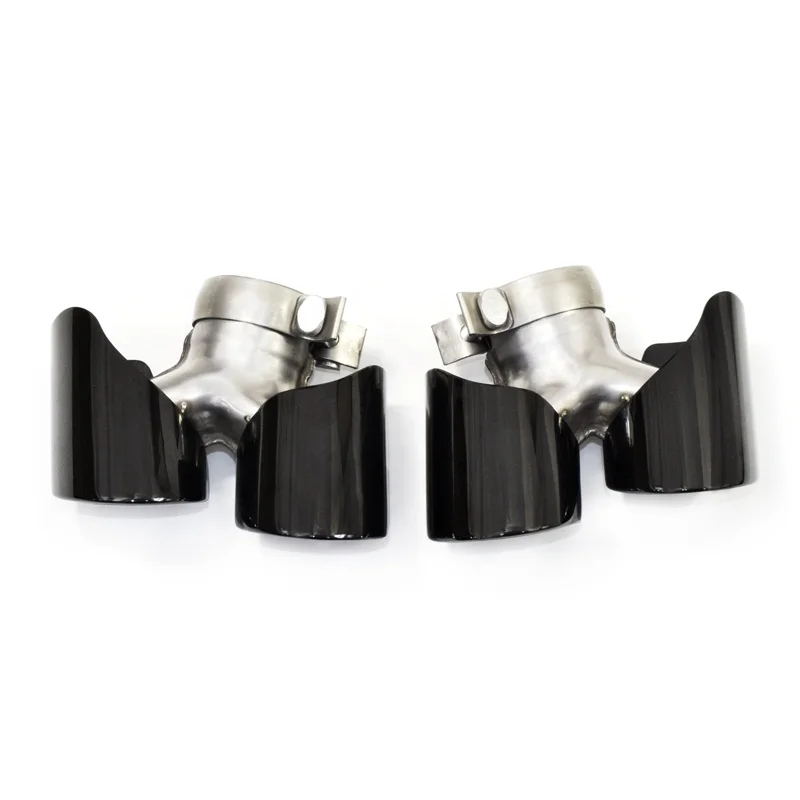 

SYPES 304 Stainless Steel Exhaust Tip For Porsche Carrera 911.2 2006-2020 Muffler Tip Car Rear Exhaust System Pipe