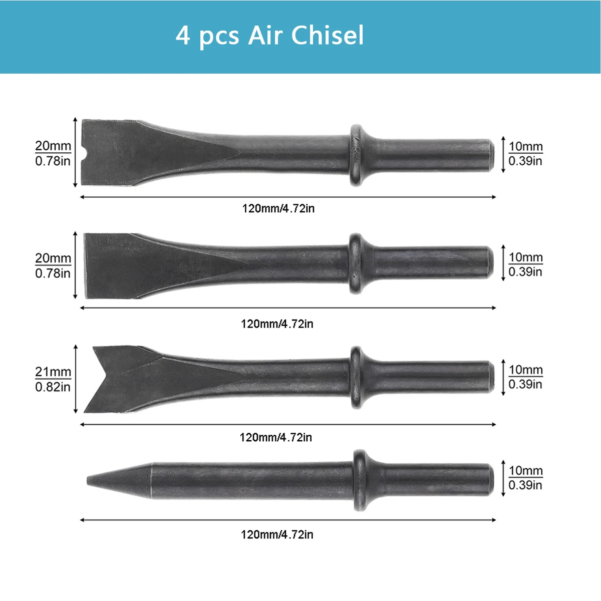 TORO-Air Martelo Ferramenta Pneumática, Pistola Portátil, Gás Pás Air Gun, Pequeno Removedor de Ferrugem, Corte e Perfuração Cinzel, 1,4\