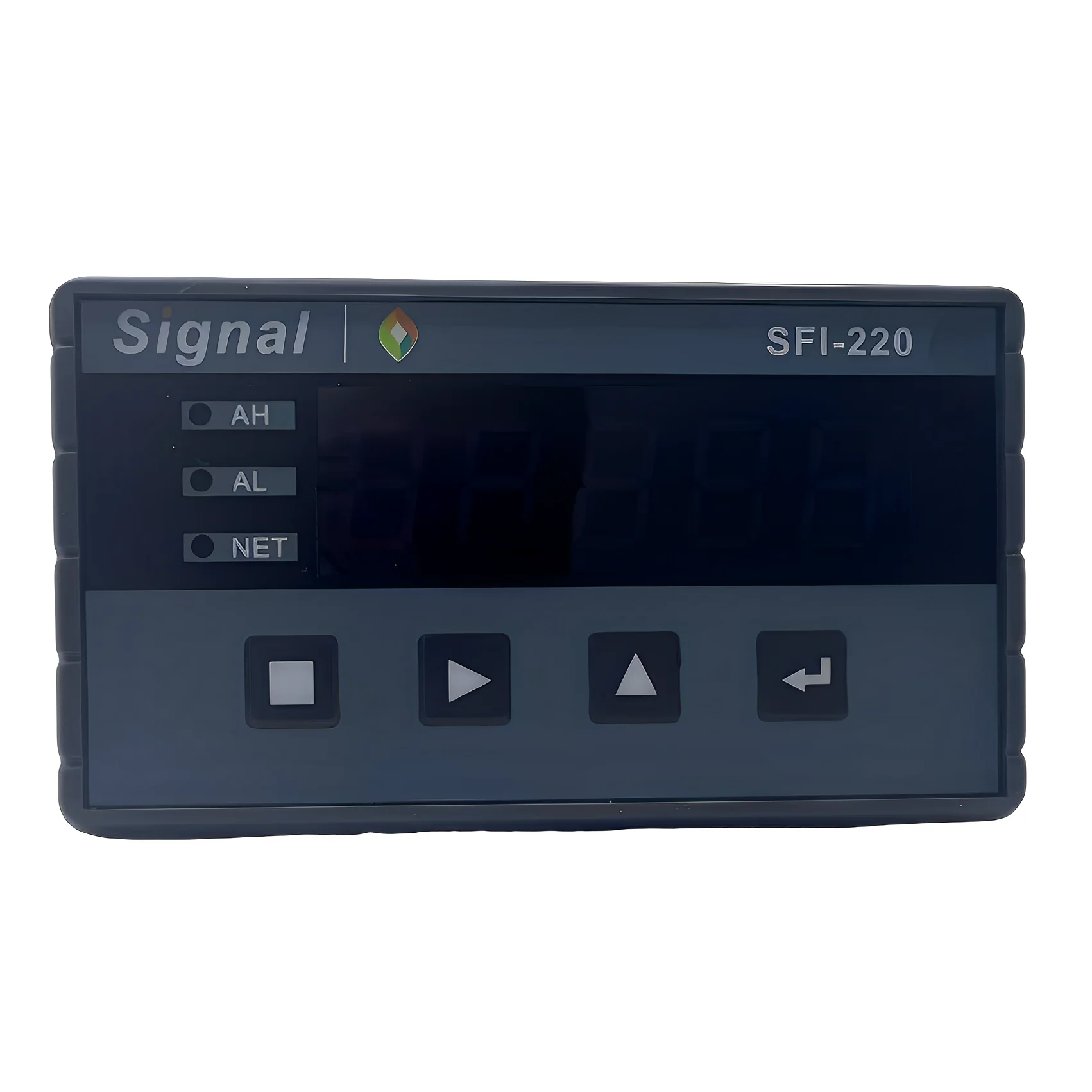 The weighing controller has the functions of force measurement display, peak detection/display hold, and up and down alarm