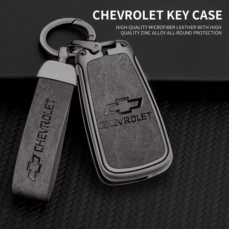 Liga de zinco carro flip chave caso capa escudo saco para chevrolet cruze aveo trax vela malibu captiva prisma faísca protetor acessórios