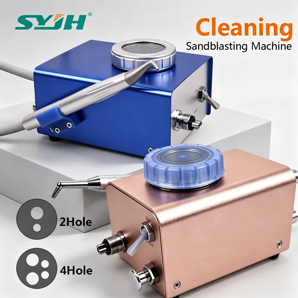 SYJH B2/M4 Dental Air Prophy Sandblasting Machine for Teeth Cleaning Whitening Remove Tartar Color Stains Plaque Polishing Tools
