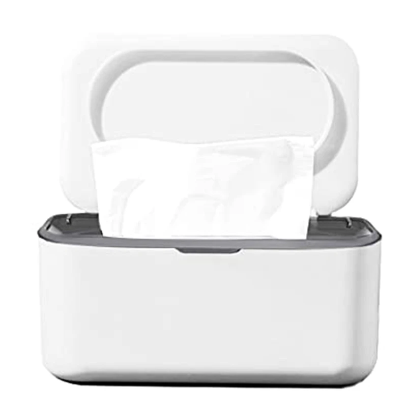 

Wet Wipe Dispenser,Baby Napkin Storage Box Holder Container Dust-Proof Wet Tissue Box For Home, Office-A87D