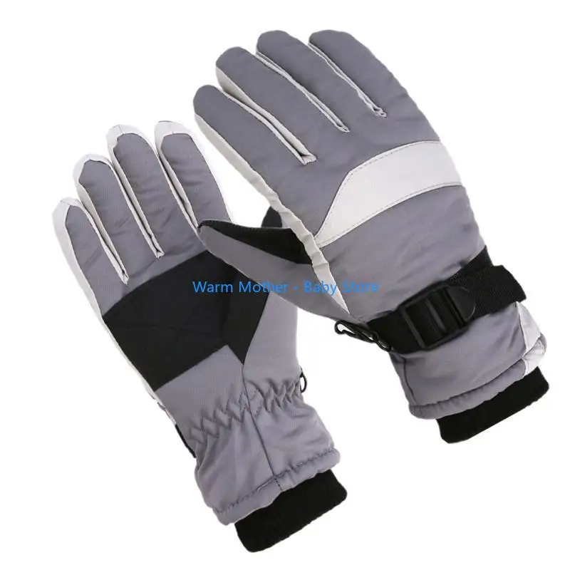 قفازات الأطفال مقاومة للرياح ومضادة للانزلاق، قفازات مرنة ناعمة، قفازات دافئة للأطفال 57QE #3