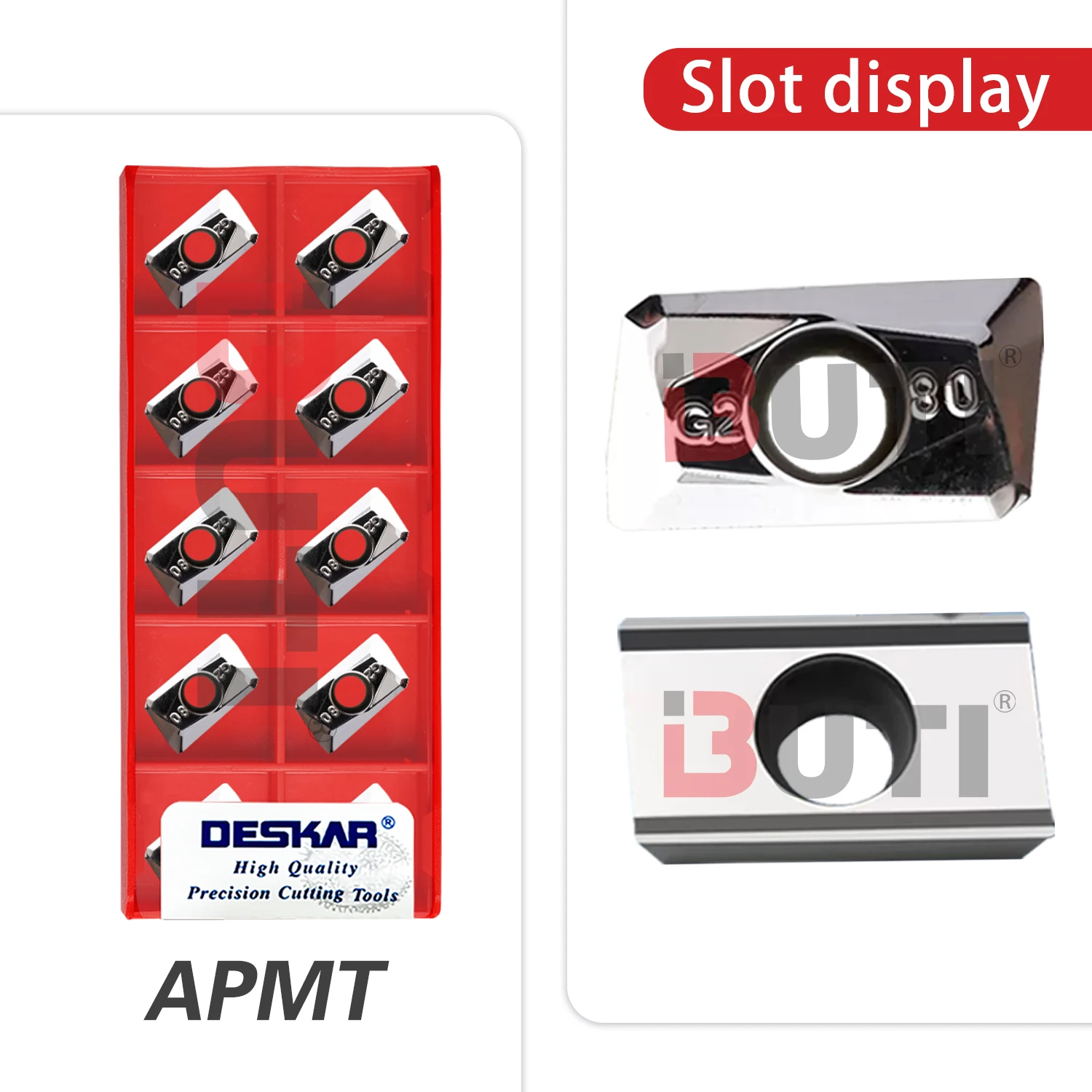 APKT1003PDFR/1135PDFR/1604PDFR-AL TCGT090204/110204/16T302-AL SCGT09T304-AL/120408-AL K10 DESKAR Original Tools Milling Inserts view 3