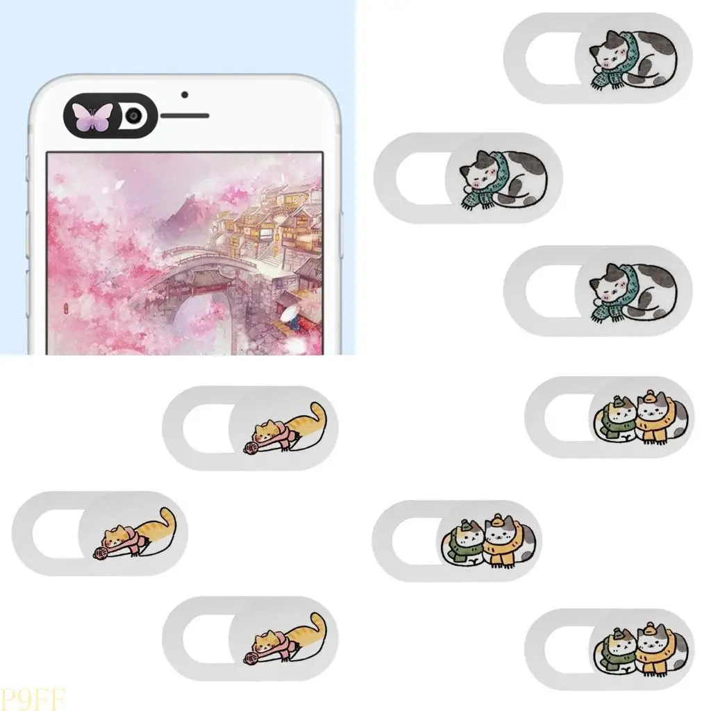 CS1W Creative Animal Design Lens Cover for Prywatność ochrony na telefony laptop tablet