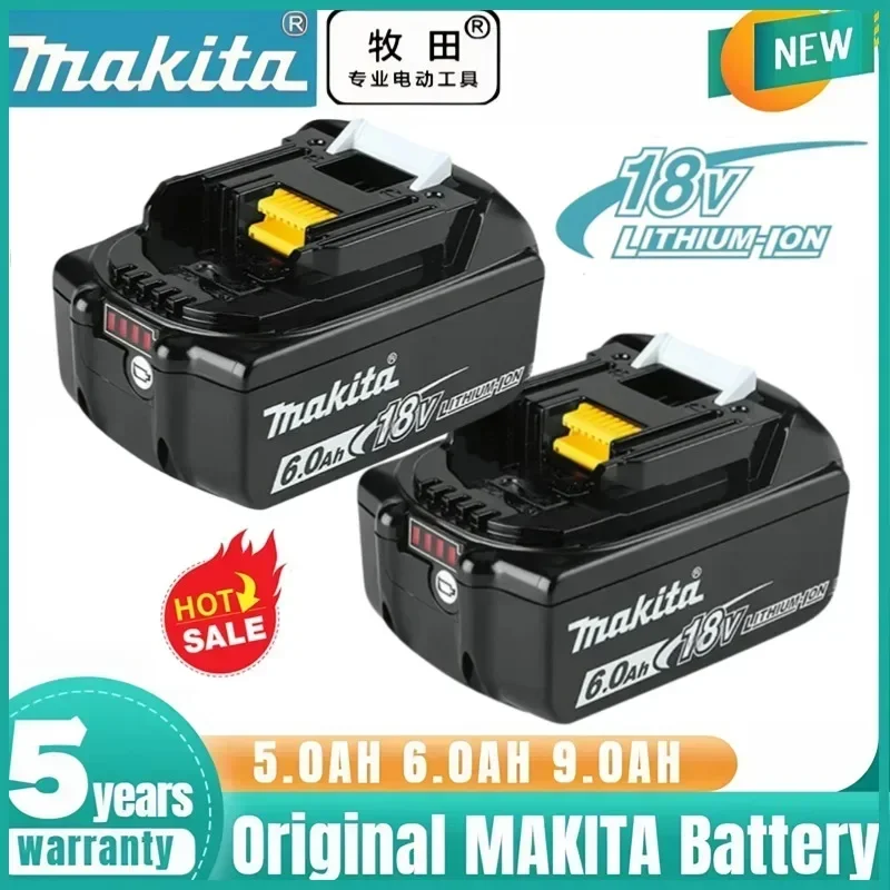 

BL1860 Makita 18V Battery Rechargeable Battery 18650 Lithium-ion Cell Suitable For Makita Power Tool BL1860 BL1830 LXT400