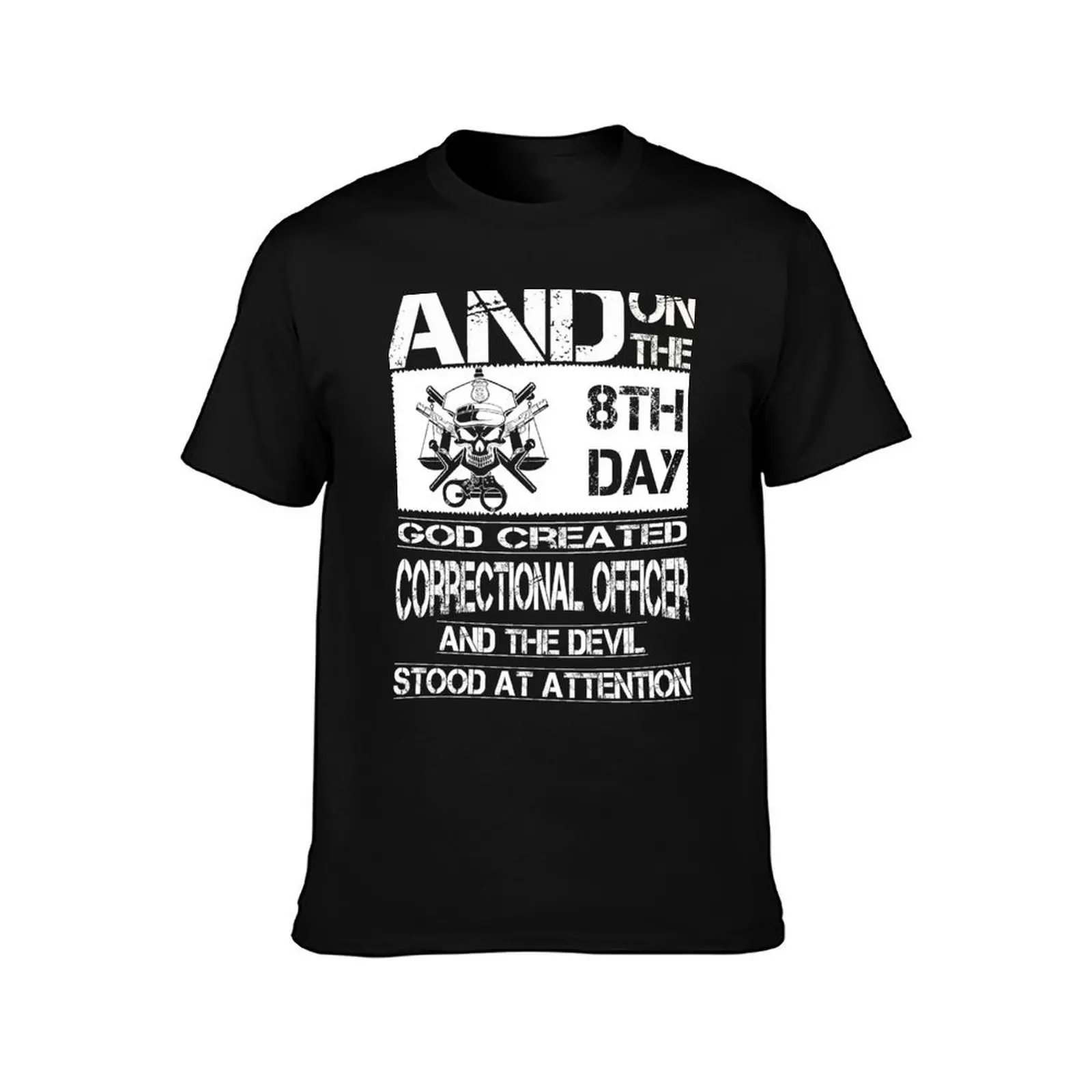 correctional officer funny correctional officer retirement correctiona T-Shirt, Summer Casual Cotton Tee, Vintage Graphic Print