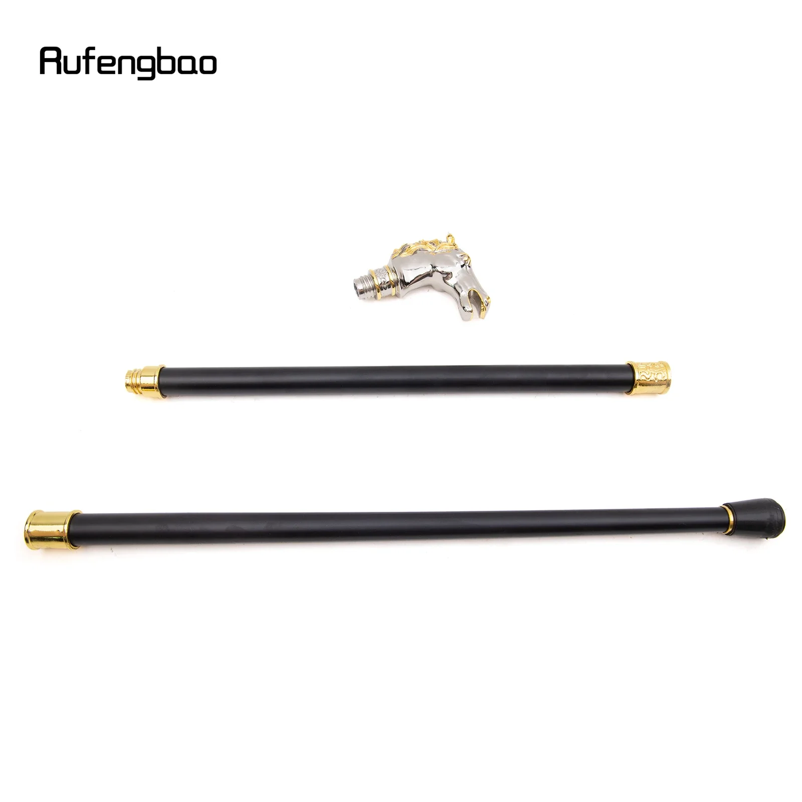 الذهبي الأبيض سباق الحصان الخشن موضة عصا للمشي ديكور Cospaly خمر حفلة عصرية عصا للمشي Crosier 93 سنتيمتر