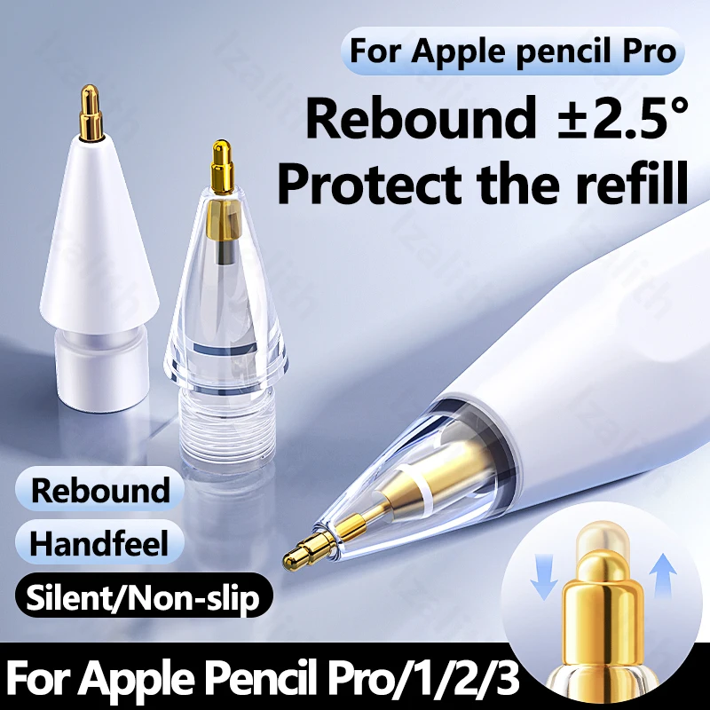 For Apple Pencil Pro Pen Nib Pencil tip For Apple Pencil Bounce Back Tip For Apple Pencil Pro 1st 2nd 3rd Generation Accessories
