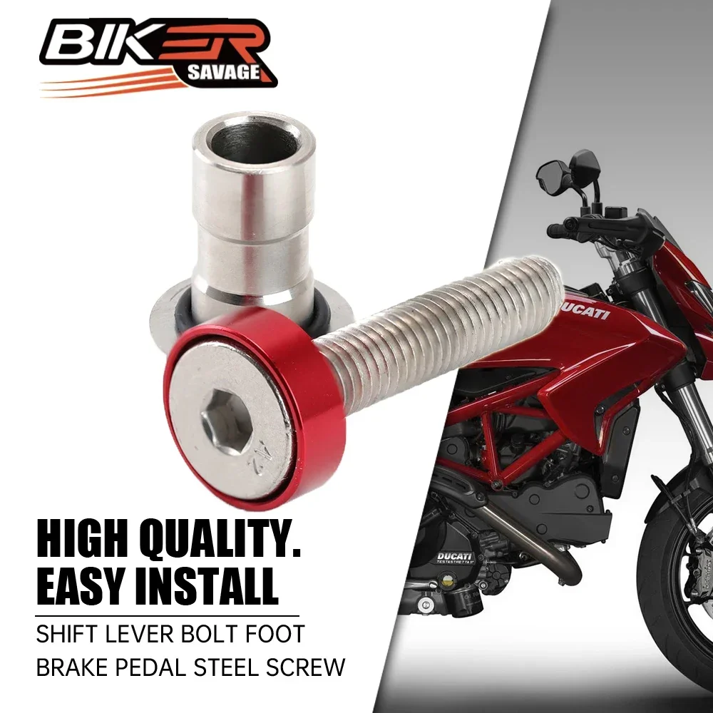 

Shift Lever Bolt For DUCATI Hyperstrada 698 Hypermotard 950 939 821 796 Foot Brake Pedal Steel Screw Motorcycle Gear Shifter