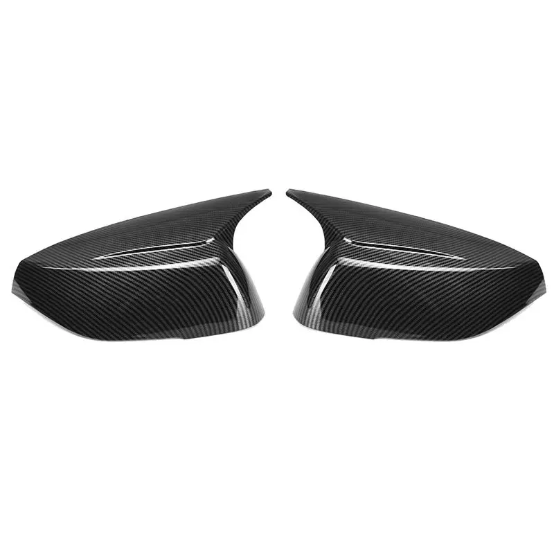 

Excellent-1 Pair Side Door Rearview Mirror Cover Trim Shells Cap ABS Car Accessories For Infiniti Q50 Q60 2015-2023 M3 Style