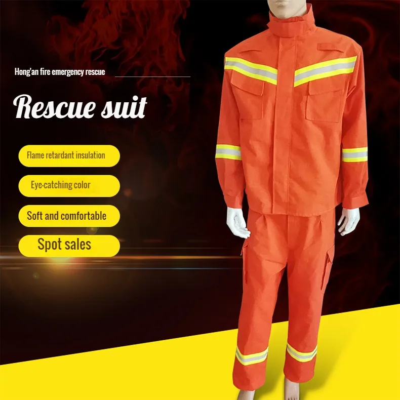 

Anti-high temperature fire emergency rescue suit anti-wear flame retardant insulation rescue disaster relief rescue suit