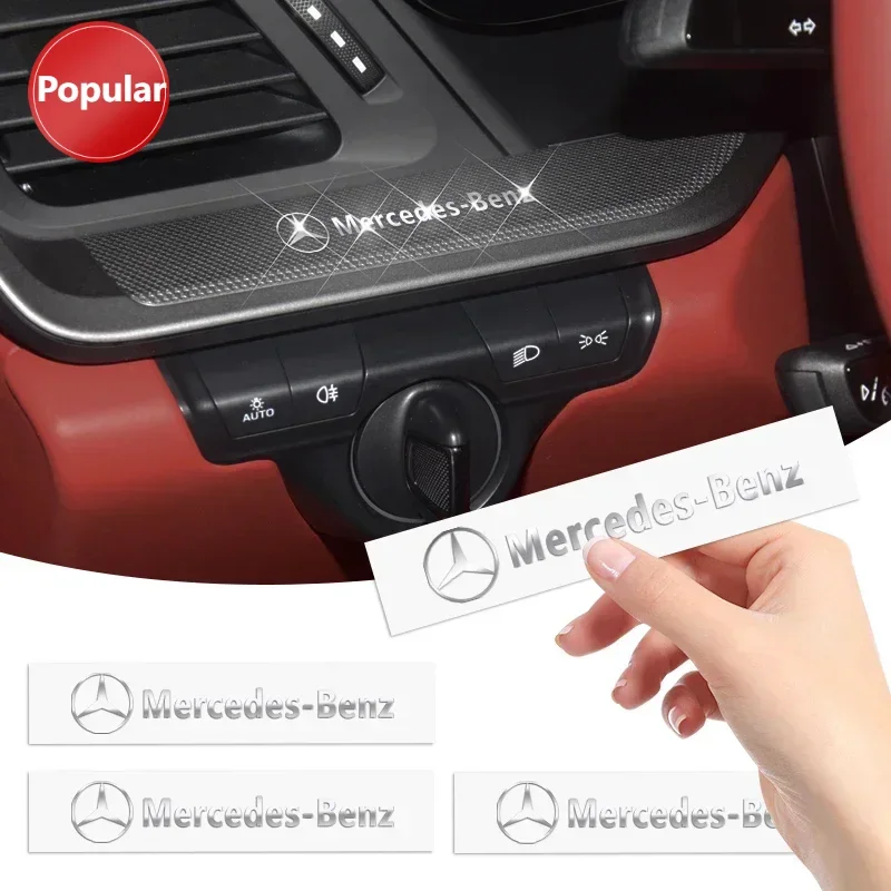 

# Металлическая эмблема, автодекор, наклейки на стеклоочистители, светоотражающие наклейки на окна автомобиля для Mercedes Benz W211 W204 W210 W203 CLA GLA, аксессуары