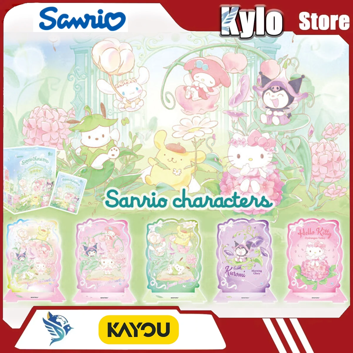

Коллекционные карточки Kayou Sanrio: Официальная лицензированная аниме-продукция, пластиковые игрушки-украшения, прекрасный подарок