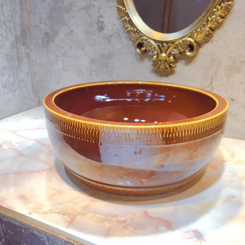 Handmade Ceramic Basin Washbasin Foot bath for salon