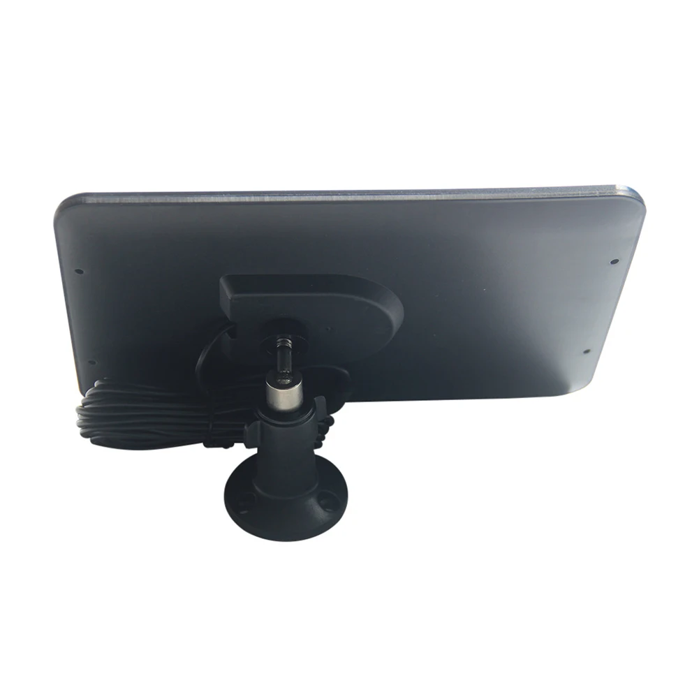 6W Solar Panel for Outdoor For Security Cameras and For Ring Doorbells Monocrystalline 5V Output DC5521 Interface