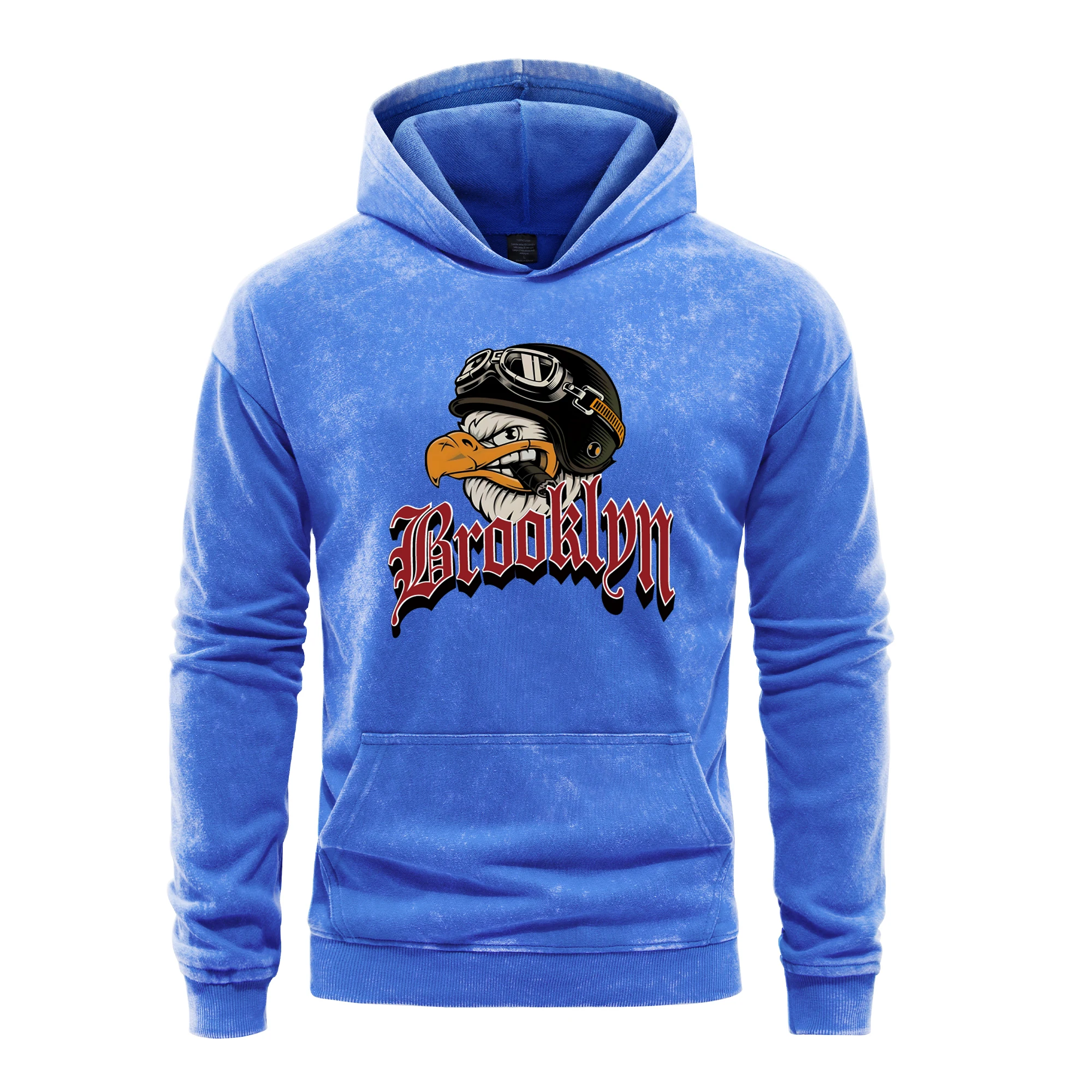 

Pilot Eagle Smoking Cigars Man Hoodie Vintage Washed 100%Cotton Vintage Oversize Pullover Street Casual Hoody Soft Hoodies
