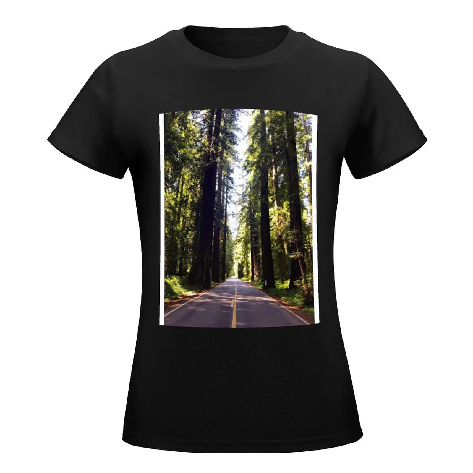 Wanderlust Forest T-Shirt vintage clothes summer clothes female clothes for woman