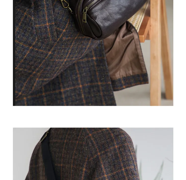 PNDME lässige Vintage-Umhängetasche aus pflanzlich gegerbtem Rindsleder für Damen, Wochenend-Reisetasche, Party-Luxus-Handtasche aus weichem Echtleder. – Detail 11