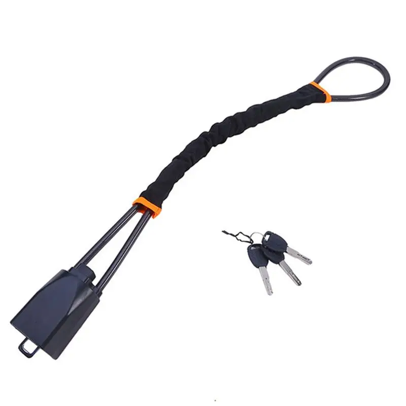 Car Steering Wheel Lock Universal Seat Belt Lock With 3 Keys Device For Most Cars SUV Car-A54R