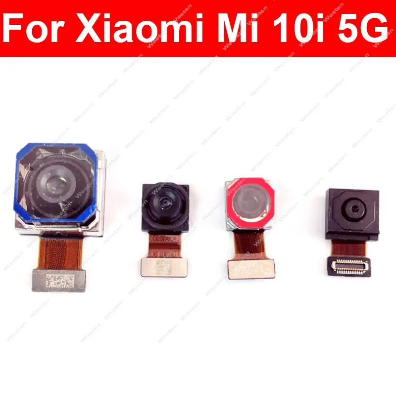 Front Camera Back Camera For Xiaomi Mi 10i 5G Front Selfie Rear Main Camera Module Replacement Parts